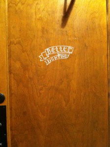 The other bathroom door said "Better Flush" - does it say something about you if you choose that one?