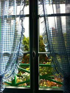 An illicit picture from inside the house; the kitchen is what I actually wanted to photograph - please look up pictures online. 