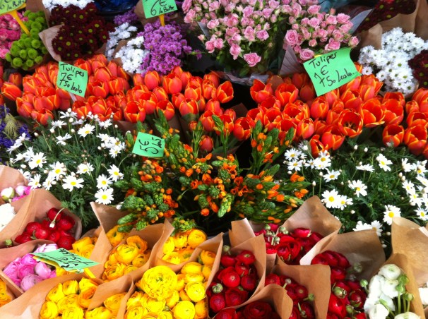 My version of Paris is full of bouquets. 