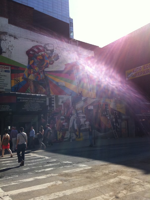 A hot summer day in New York is somehow its own animal altogether, a thick experience for the senses.