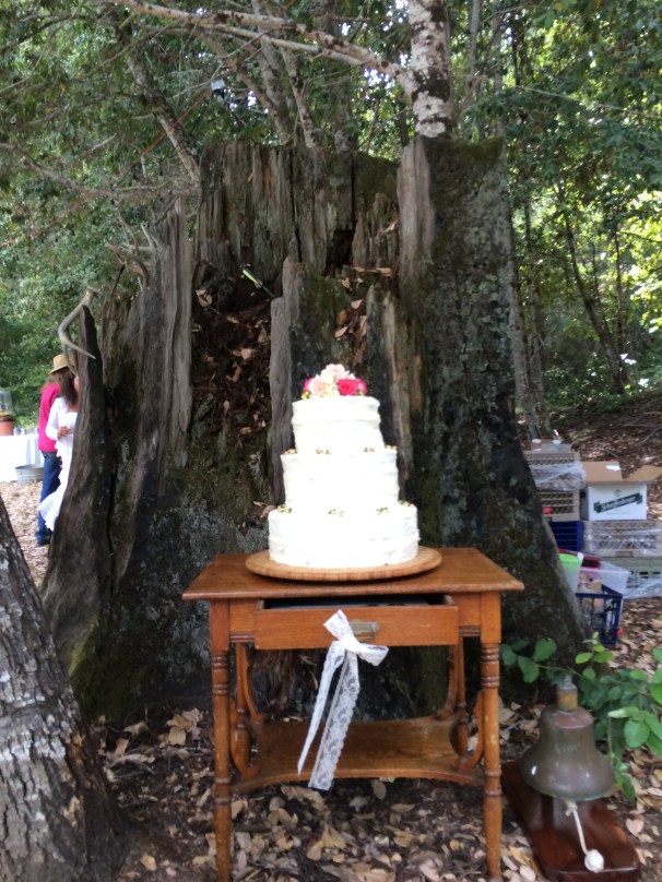 The wedding cake, filled with poppy seeds, was one of the best I've had. I frown on fondant. 